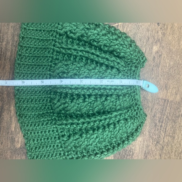 Handmade Crochet Bun Hat - Picture 5 of 6